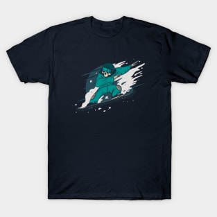 Snowboarding Skeleton T-Shirt